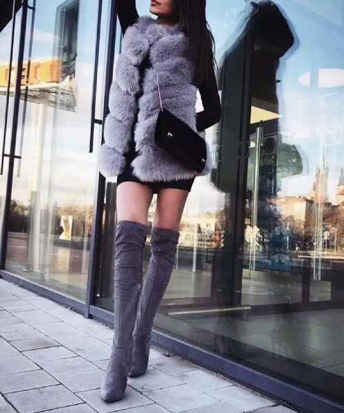 outfit kozusinova vesta