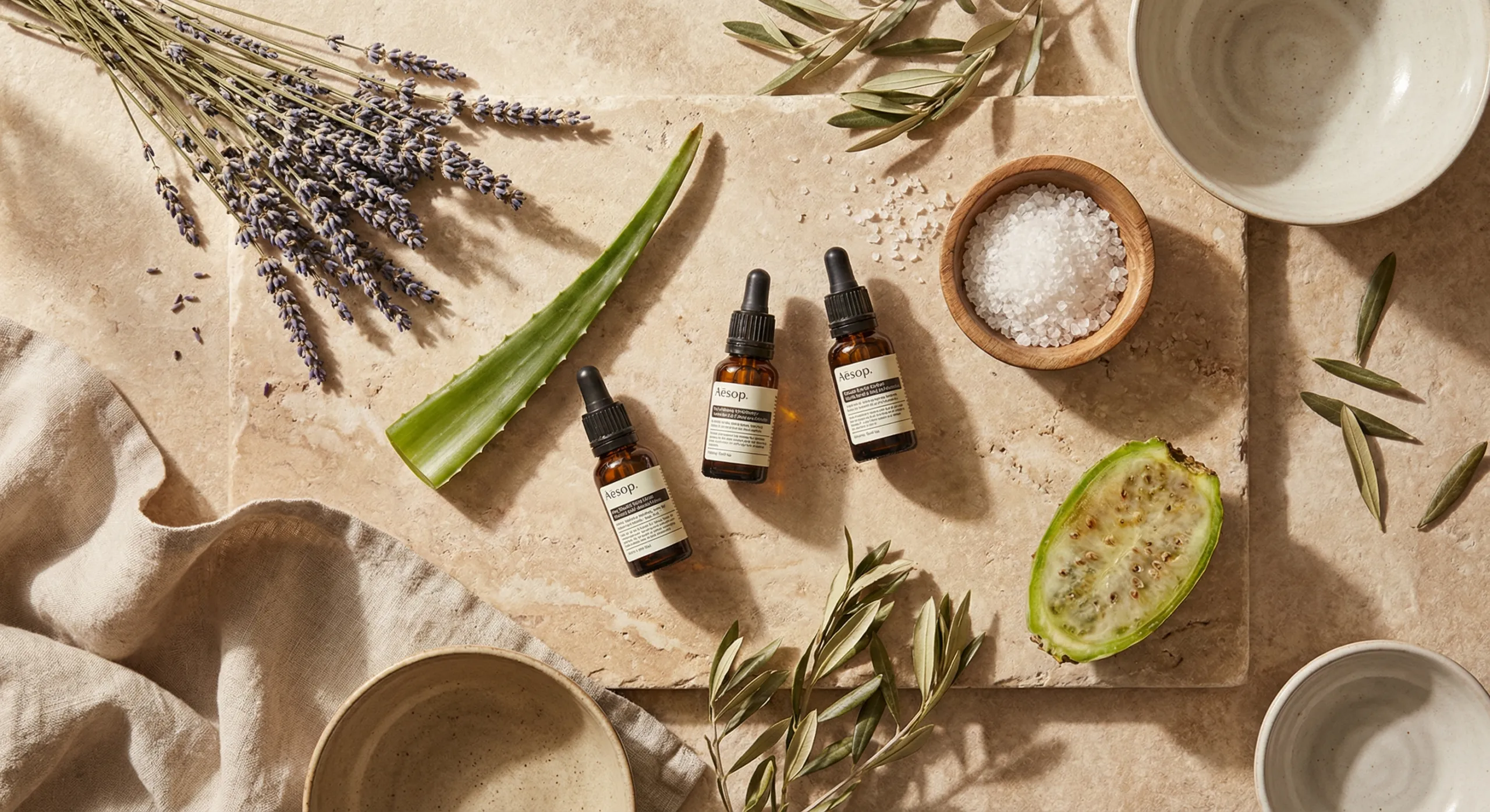 Prírodné kozmetické ingrediencie – levanduľa, aloe vera a esenciálne oleje