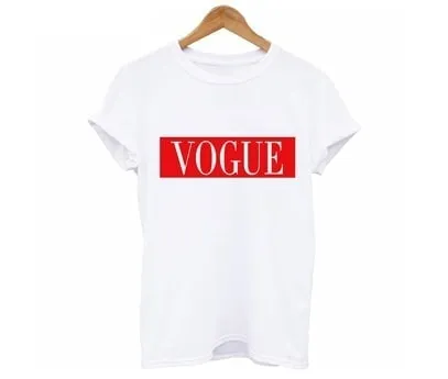 damske tricko s napisom vogue